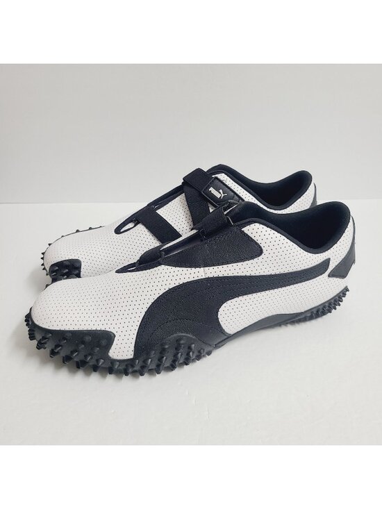 NEW Puma Mostro Perforated Leather Pack Shoes 397331-01 Size 12 White Black main image 5